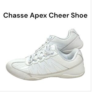 White Chasse Apex Cheer Shoe Size 7.5